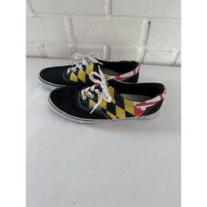 Maryland Flag Shoes Mens 9 Womens 11